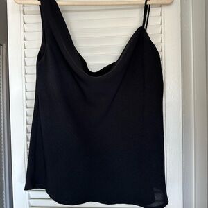 Asymmetrical  cowl blouse